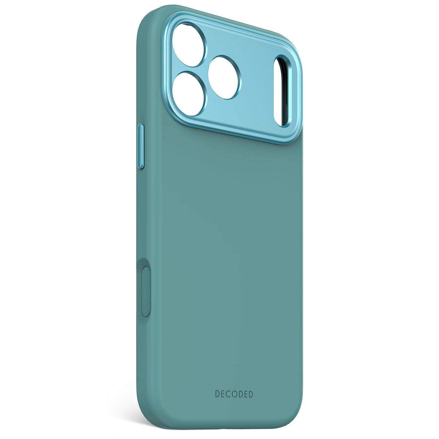 Кейс за iPhone 17 Pro Max от Decoded - силиконов - Antimicrobial - RETRO BLUE