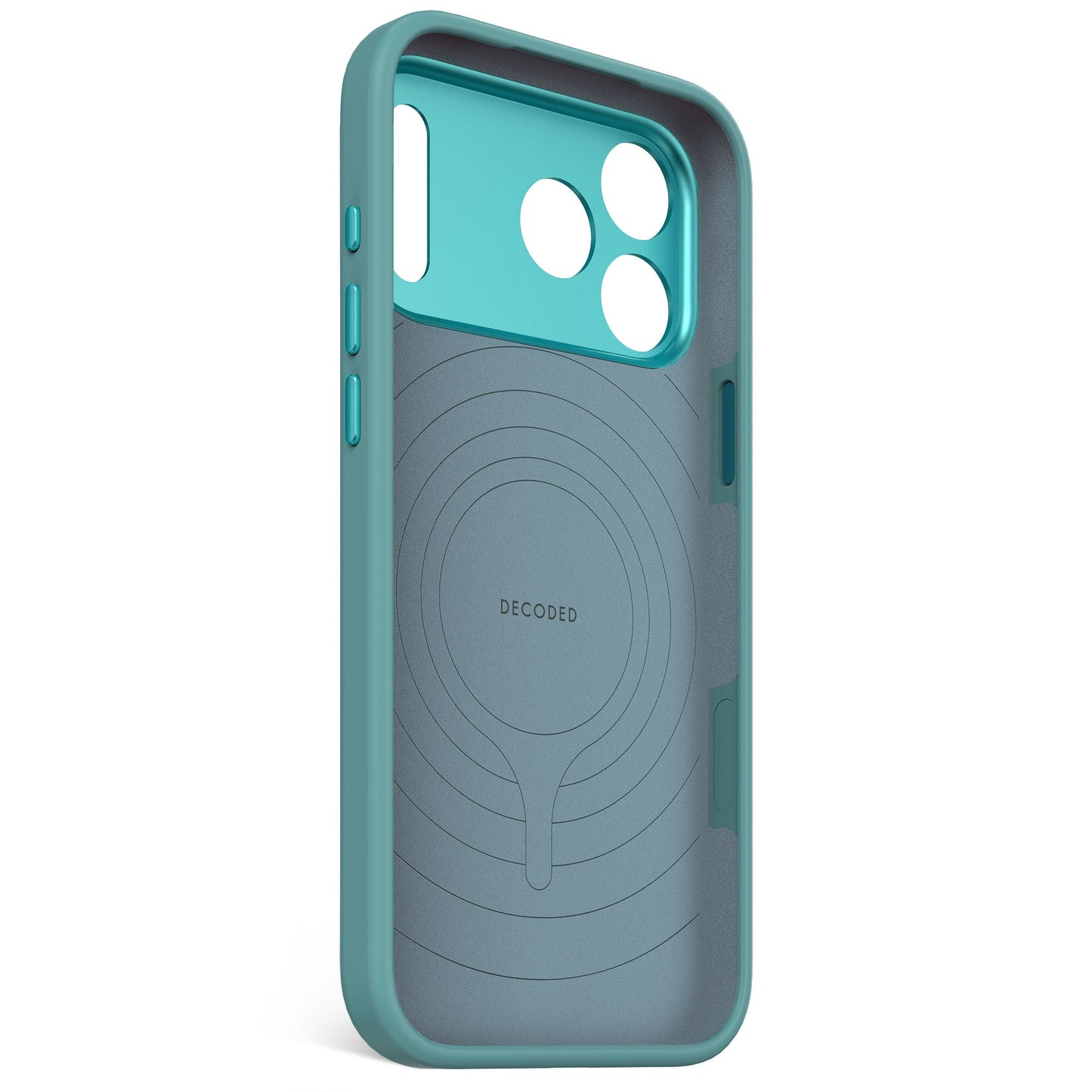 Кейс за iPhone 17 Pro Max от Decoded - силиконов - Antimicrobial - RETRO BLUE