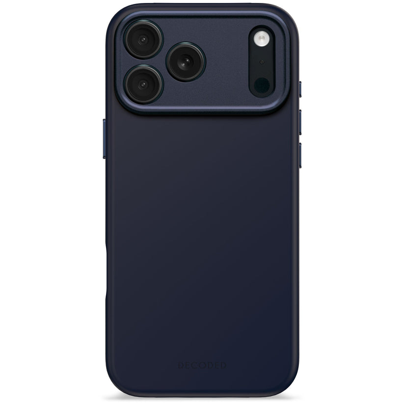 Кейс за iPhone 17 Pro Max от Decoded - силиконов - Antimicrobial - TRUE NAVY - iSTYLE BG