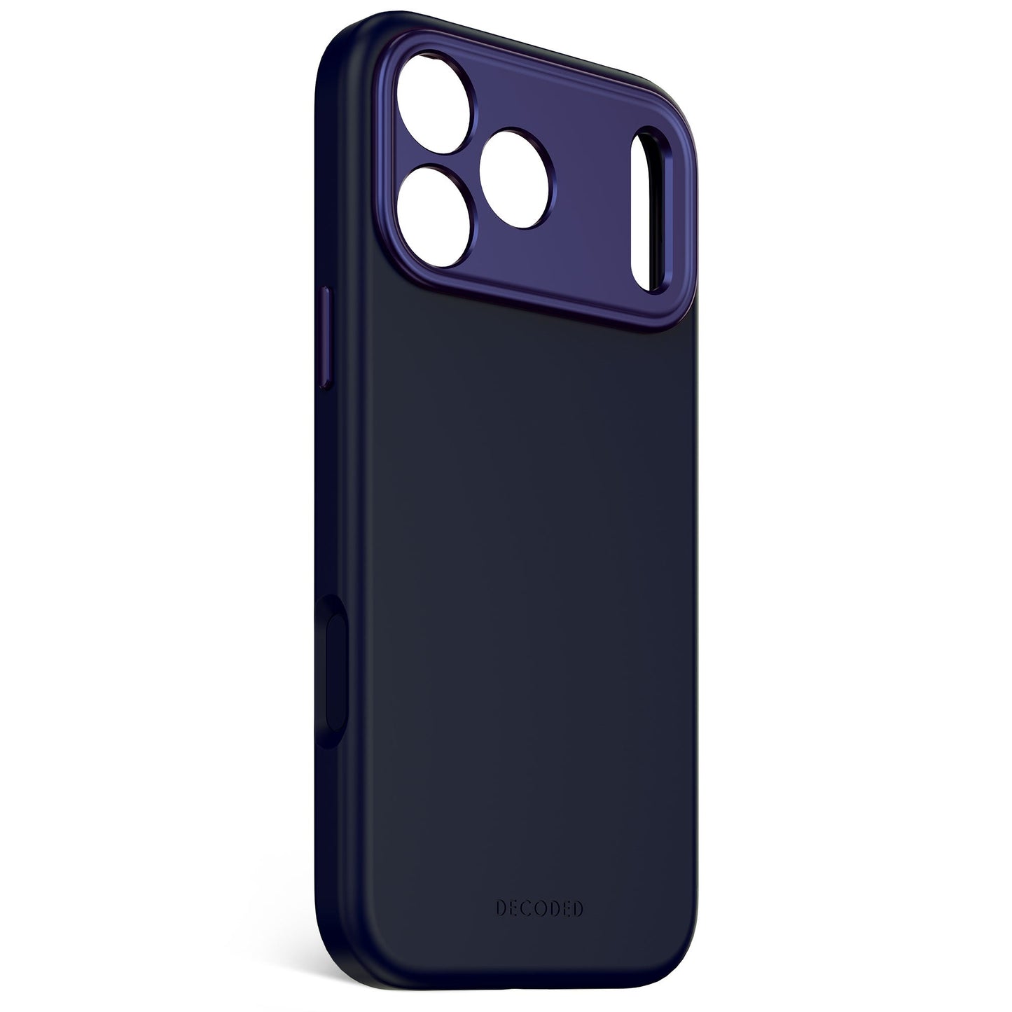 Кейс за iPhone 17 Pro Max от Decoded - силиконов - Antimicrobial - TRUE NAVY