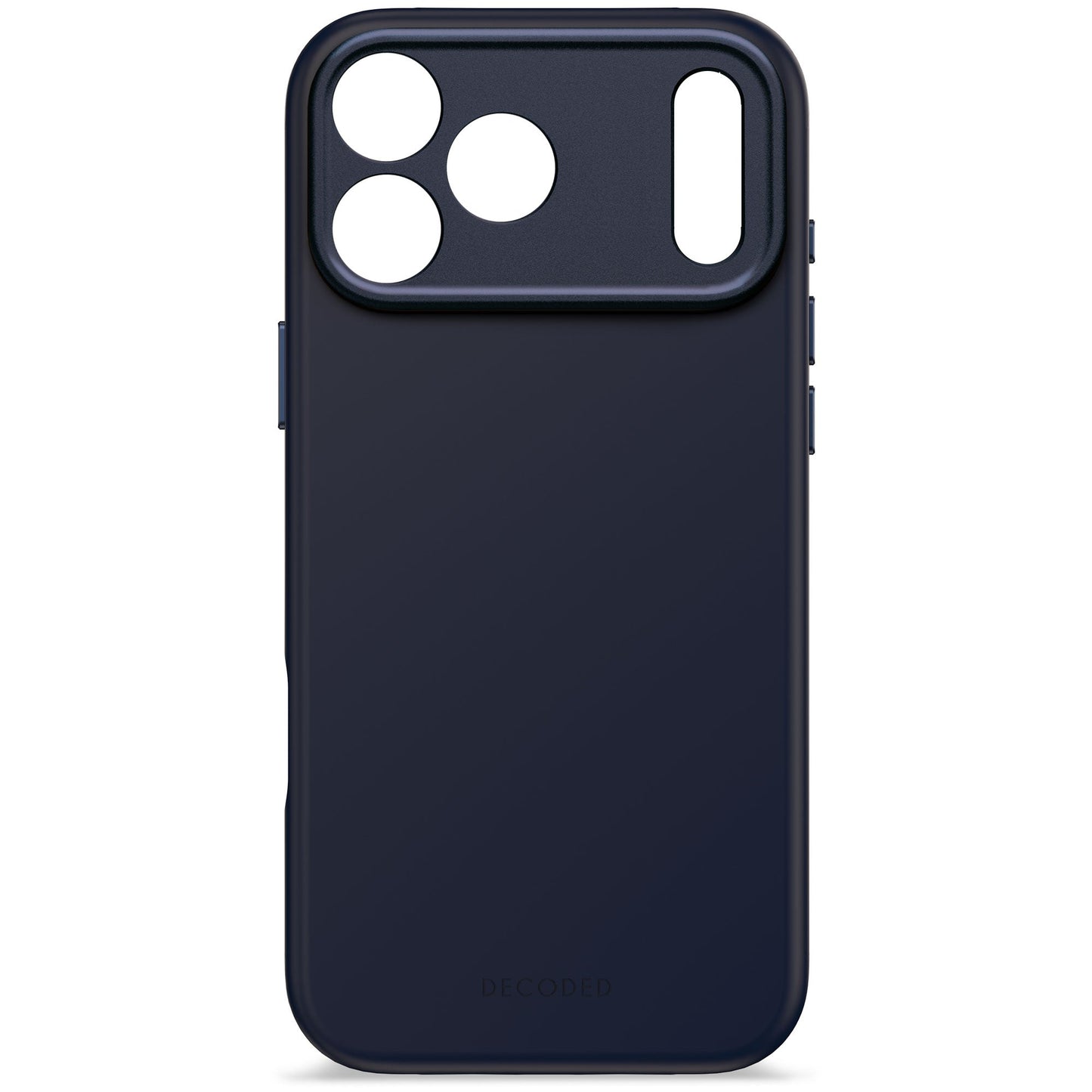 Кейс за iPhone 17 Pro Max от Decoded - силиконов - Antimicrobial - TRUE NAVY