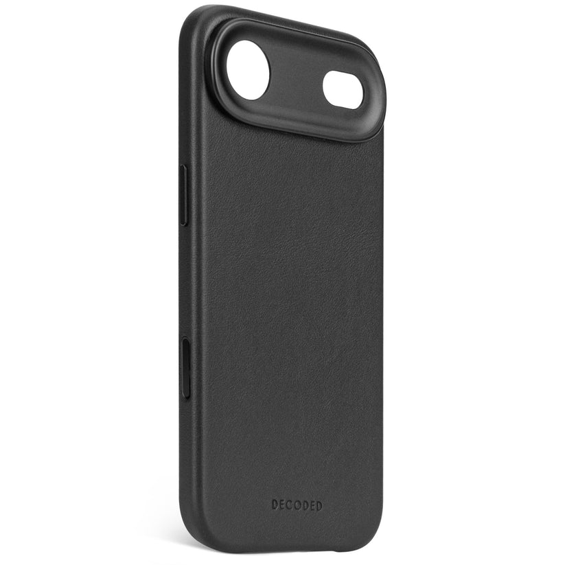 DECODED LEATHER BACKCOVER FOR IPHONE AIR - BLACK - iSTYLE BG