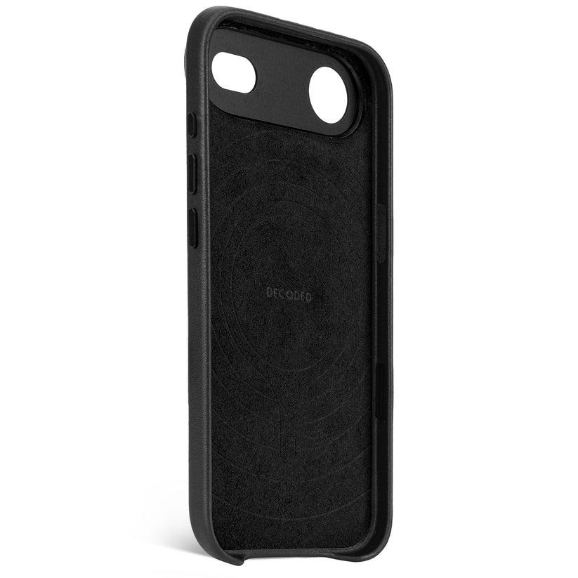 DECODED LEATHER BACKCOVER FOR IPHONE AIR - BLACK - iSTYLE BG