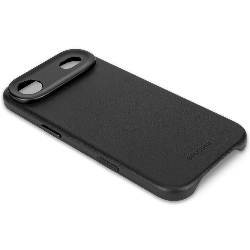 DECODED LEATHER BACKCOVER FOR IPHONE AIR - BLACK - iSTYLE BG