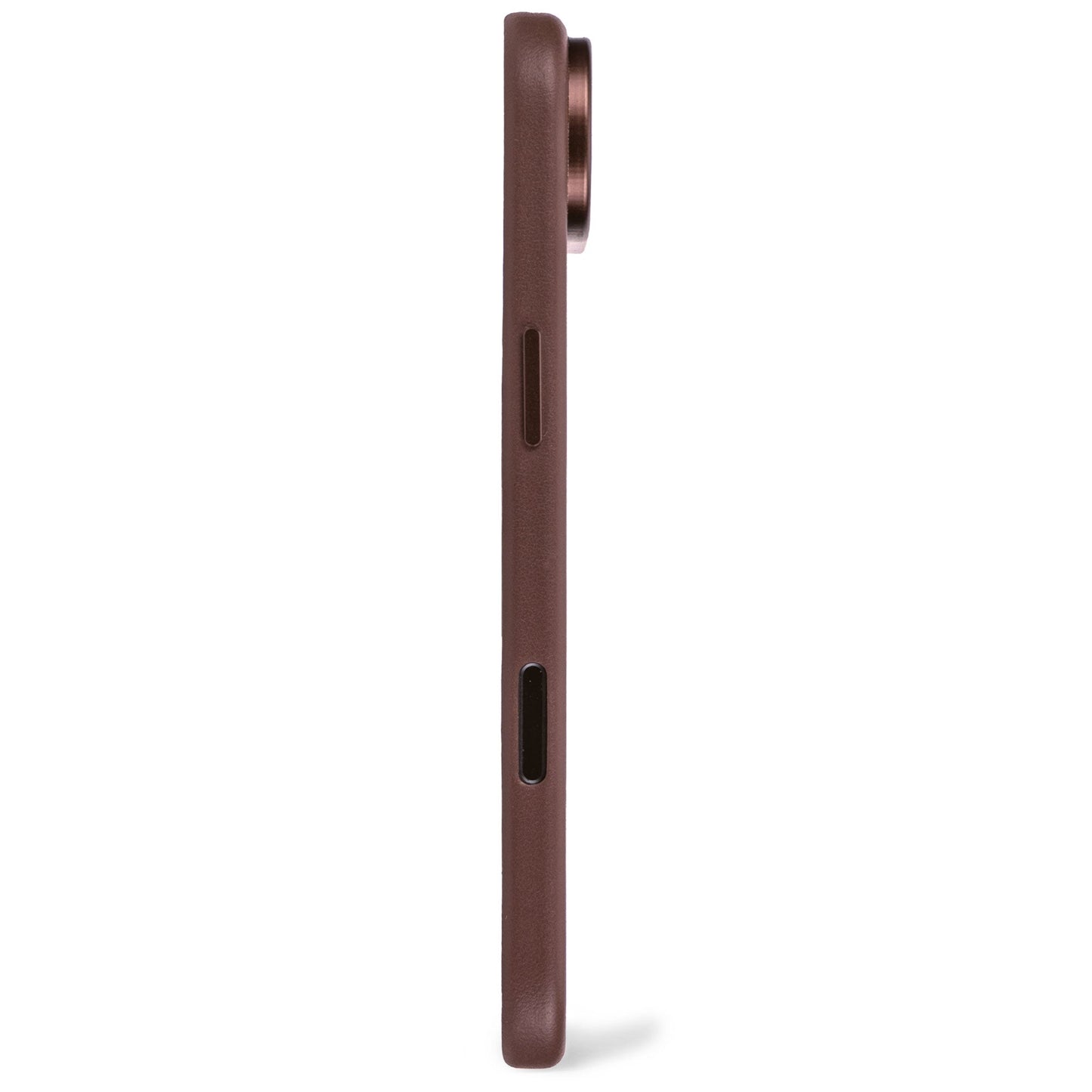 DECODED LEATHER BACKCOVER FOR IPHONE AIR - CHOCOLATE BROWN - iSTYLE BG