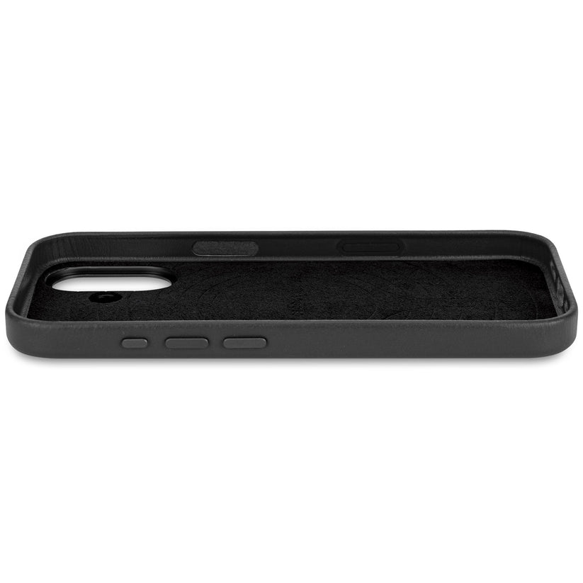 DECODED LEATHER BACKCOVER FOR IPHONE 17 - BLACK - iSTYLE BG