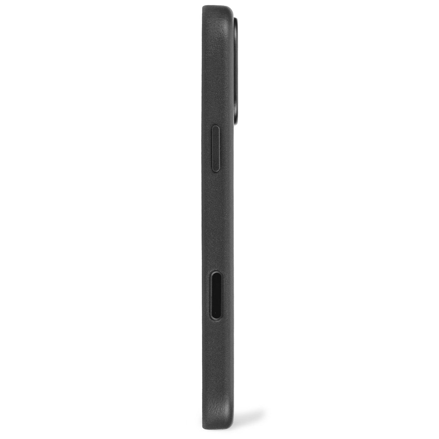 DECODED LEATHER BACKCOVER FOR IPHONE 17 PRO MAX - BLACK - iSTYLE BG