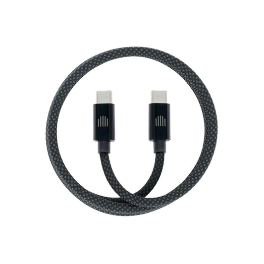 Dviced Magnetic Braided Cable USB-C to USB-C, 1,25m - dark grey