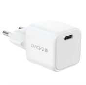 Dviced Wall charger 30W GaN USB-C EU w cable - White - iSTYLE BG