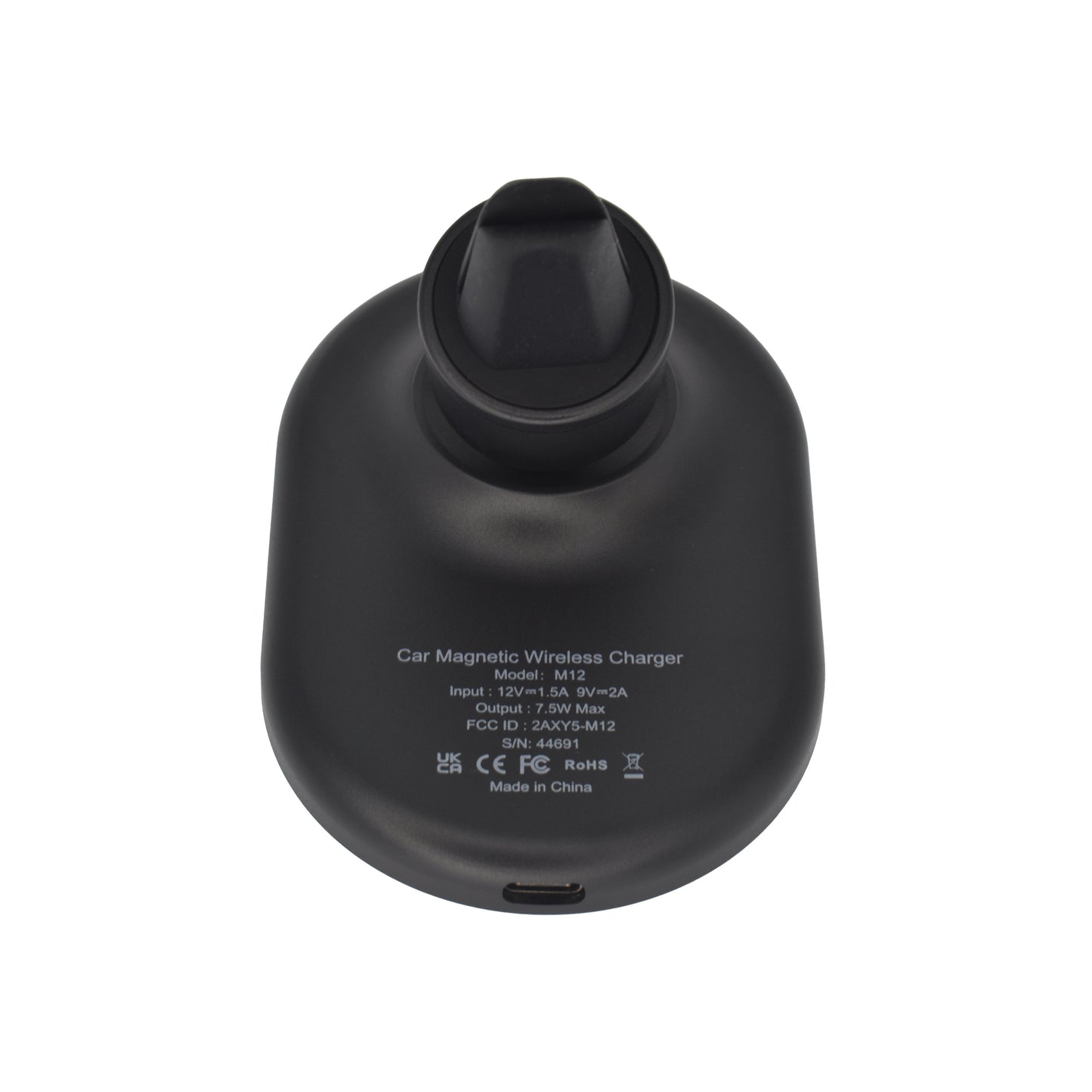 Dviced Magnetic wireless car charger - Black