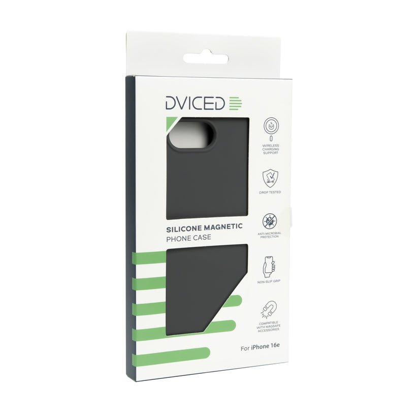 Dviced Silicone Magnetic iPhone 16e case - Grey - iSTYLE BG