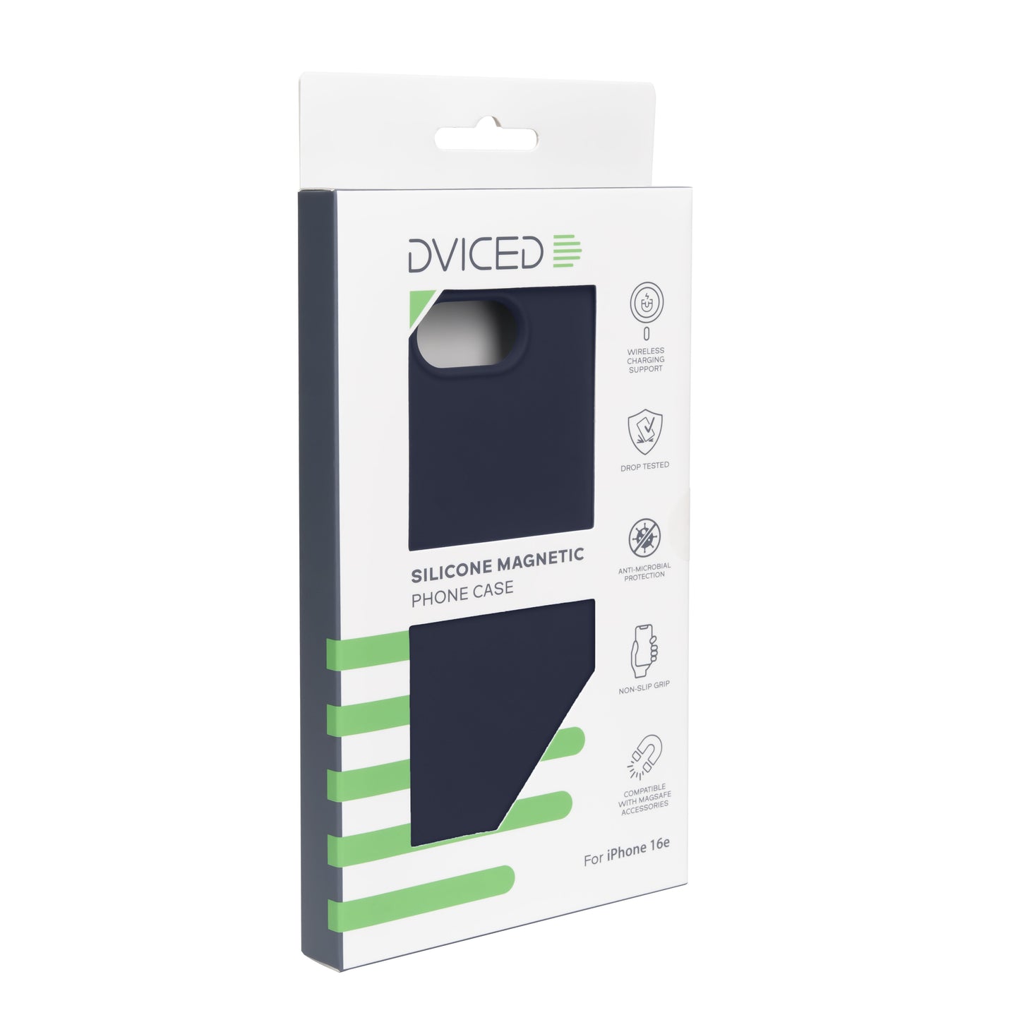 Dviced Silicone Magnetic iPhone 16e case - Blue - iSTYLE BG