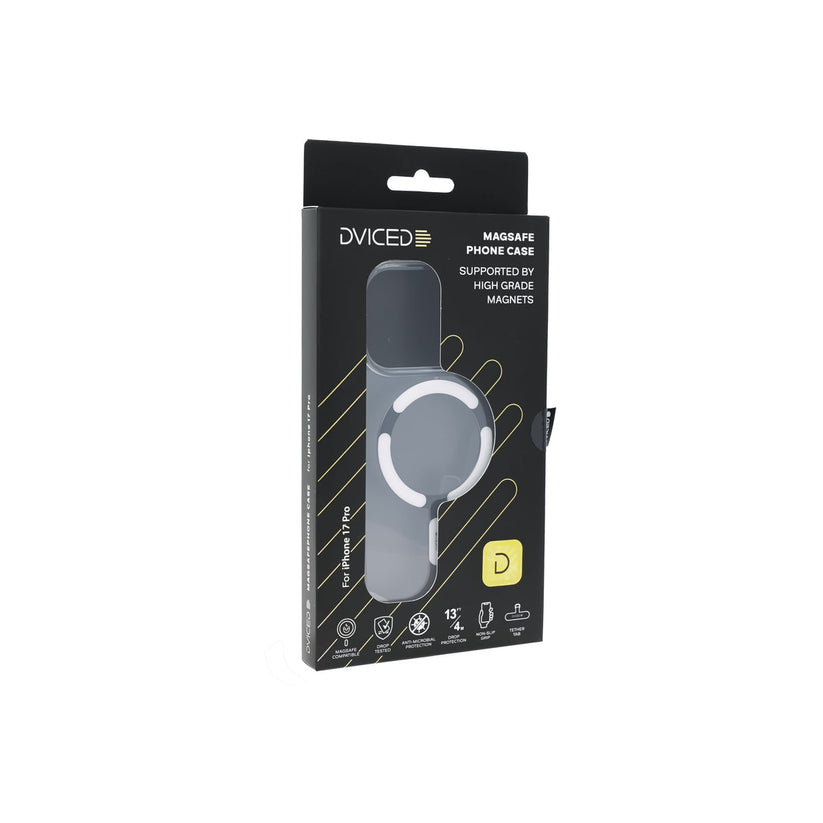 Dviced MagSafe калъф за iPhone 17 Pro прозрачен, бял - iSTYLE BG