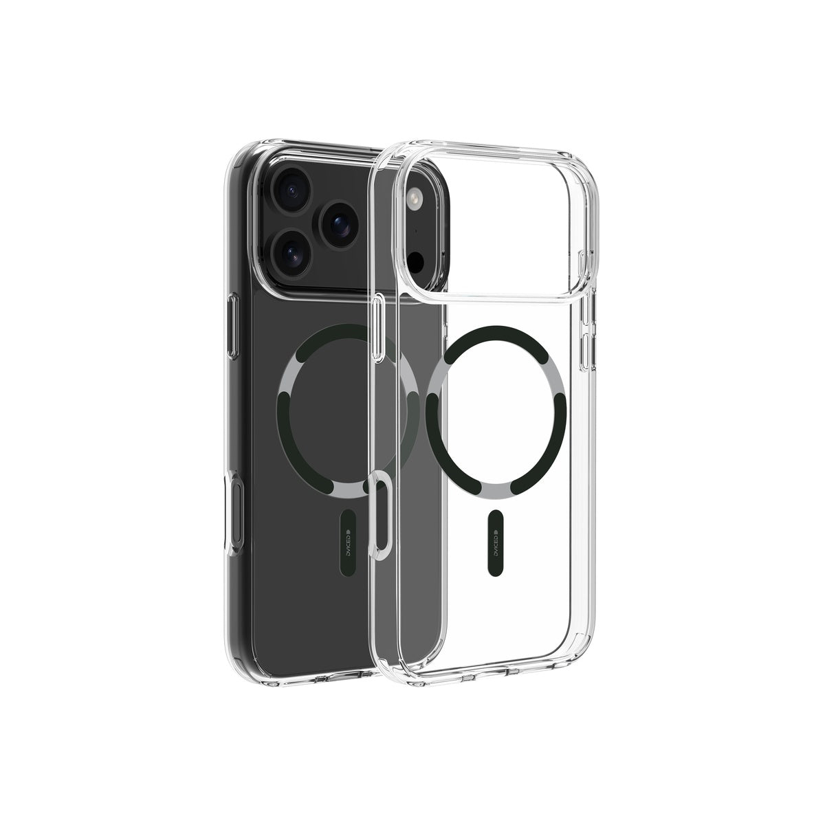 Dviced MagSafe калъф за iPhone 17 Pro Max прозрачен, черен - iSTYLE BG