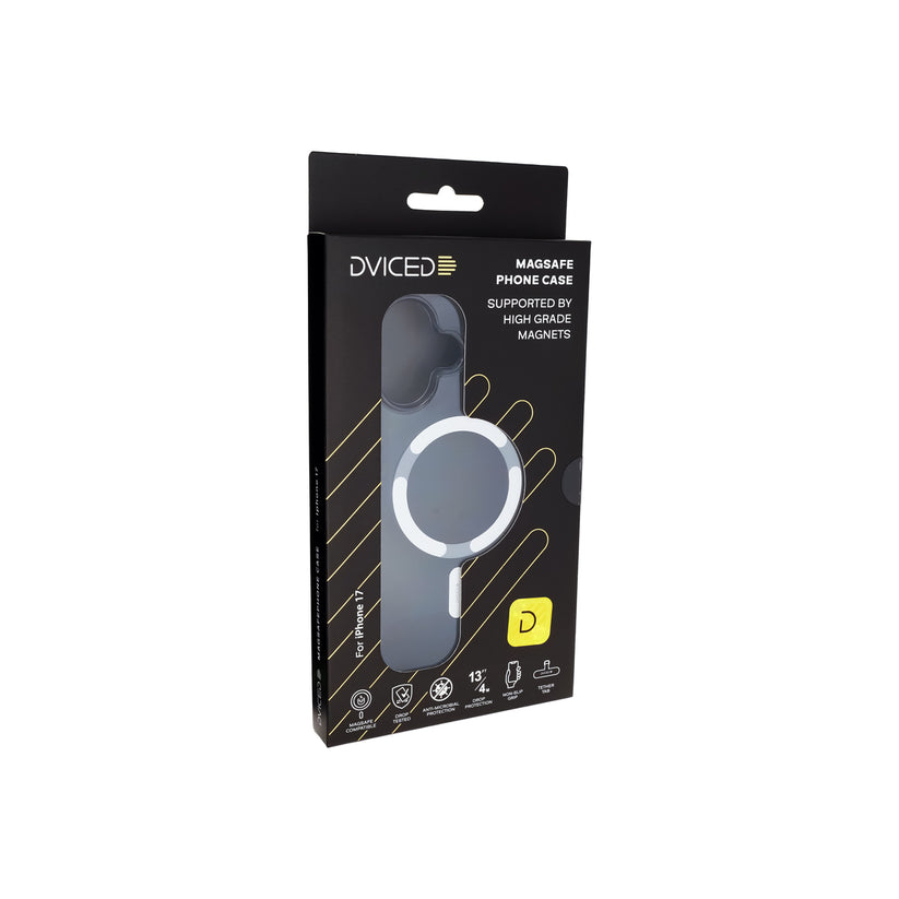 Dviced MagSafe калъф за iPhone 17 опушен, сребърен - iSTYLE BG
