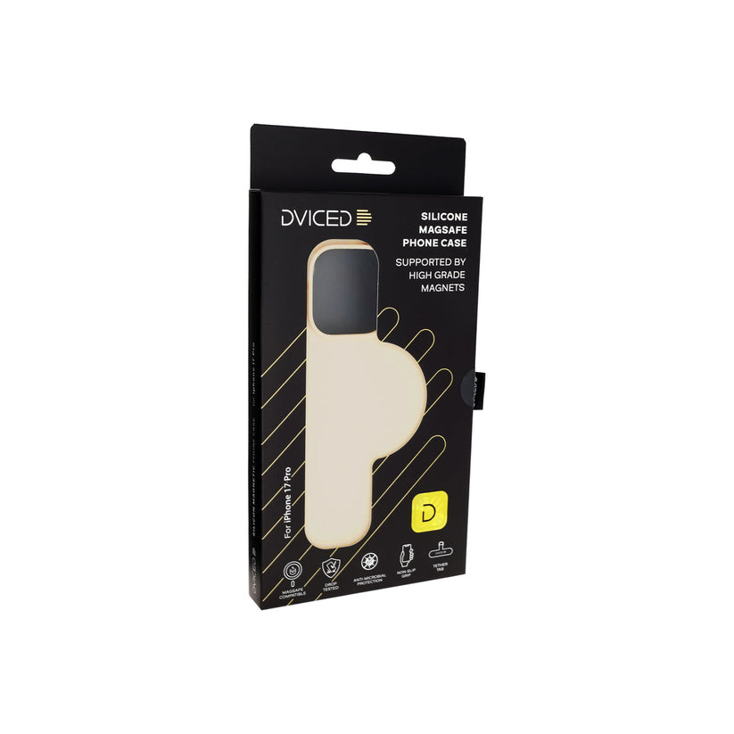 Dviced Силиконов MagSafe калъф iPhone 17 Pro, бежов - iSTYLE BG