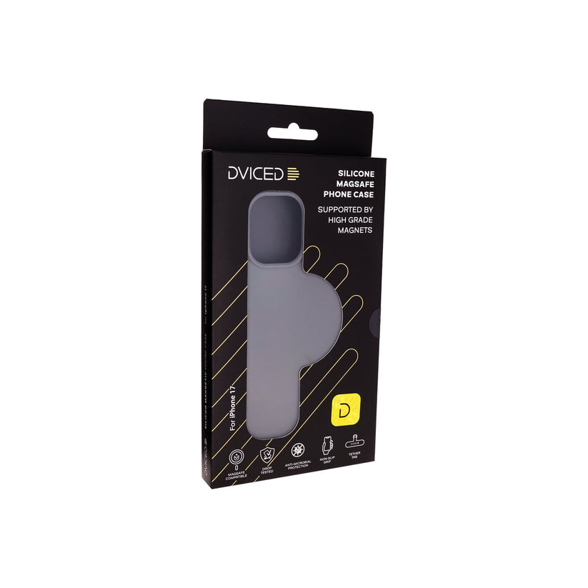 Dviced Силиконов MagSafe калъф iPhone 17, сив - iSTYLE BG