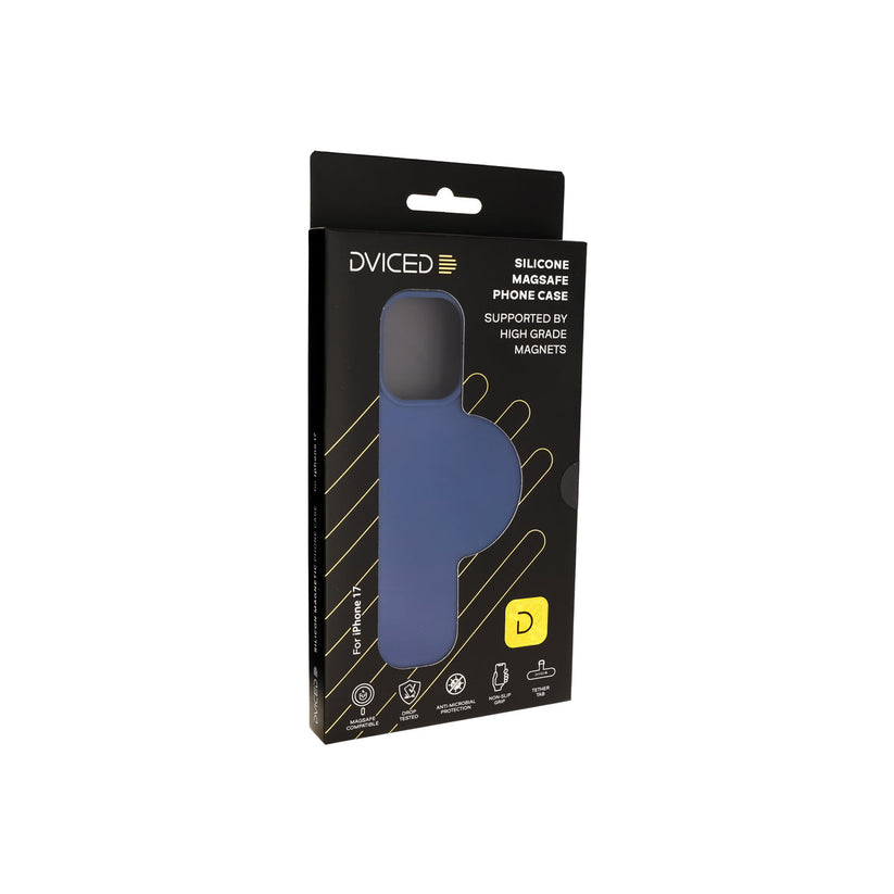 Dviced Силиконов MagSafe калъф iPhone 17, син - iSTYLE BG