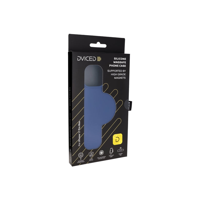 Dviced Силиконов MagSafe калъф iPhone 17 Pro Max, син - iSTYLE BG