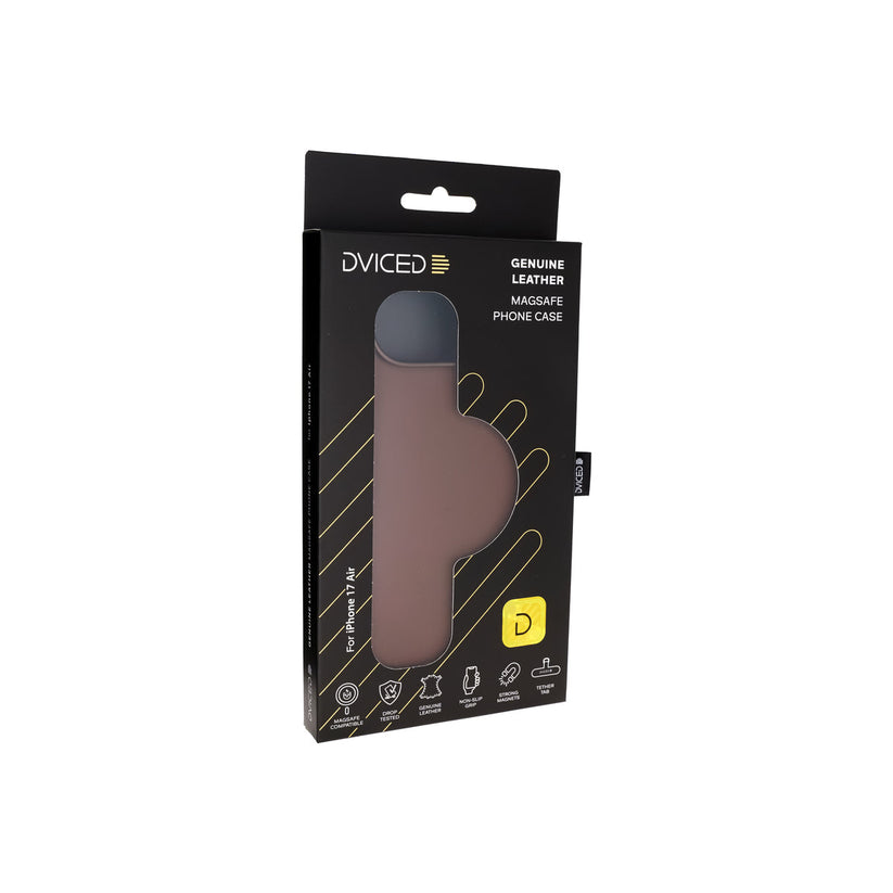 Dviced Кожен калъф с MagSafe за iPhone Air, кафяв - iSTYLE BG