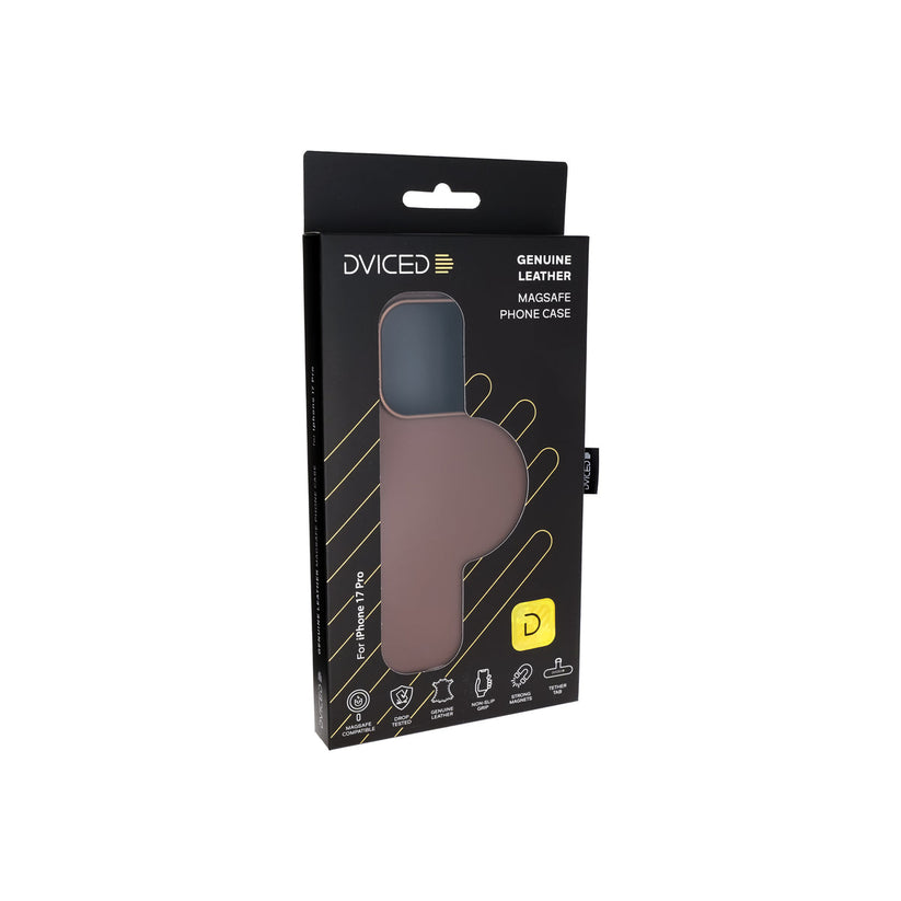 Dviced Кожен калъф с MagSafe за iPhone 17 Pro, кафяв - iSTYLE BG