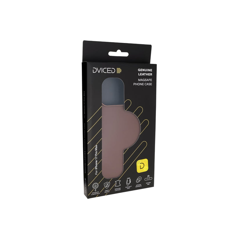 Dviced Кожен калъф с MagSafe за iPhone 17 Pro Max, кафяв - iSTYLE BG