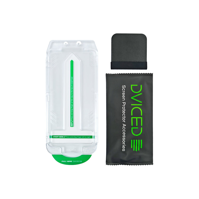 Dviced Закалено защитно стъкло за екран с апликатор за отстраняване на прах - iPhone 17 - iSTYLE BG