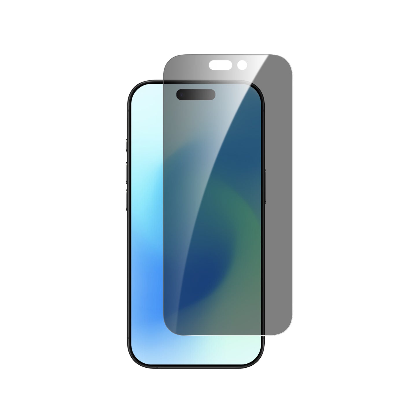 Dviced Протектор за екран от закалено стъкло с поверителност за iPhone 17 с апликатор за отстраняване на прах