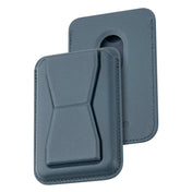 Dviced Leather magsafe cardholder with stand - Blue - iSTYLE BG