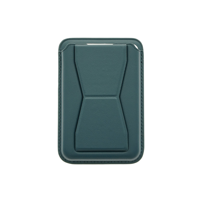 Dviced Leather magsafe cardholder with stand - Blue - iSTYLE BG