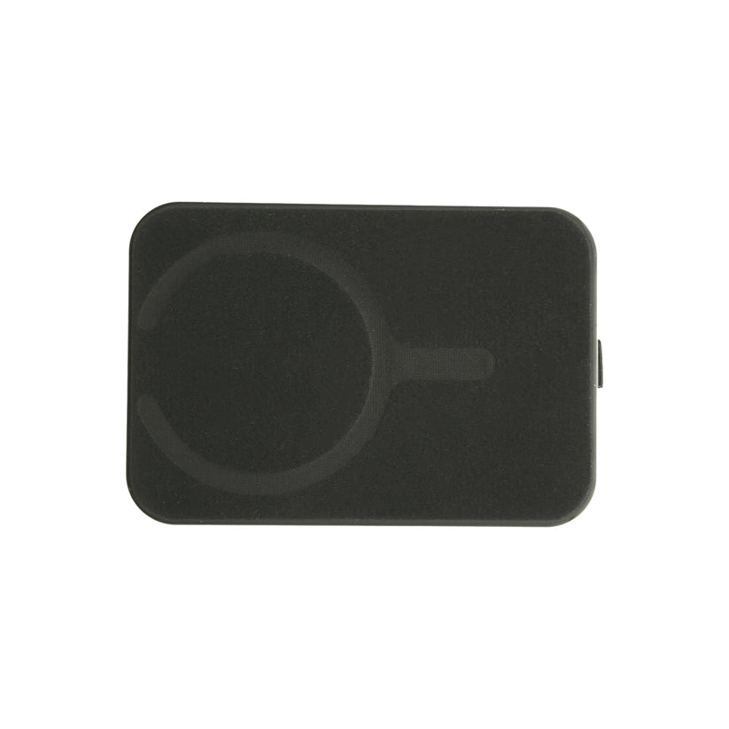 Dviced Leather magsafe foldable cardholder and stand - Black - iSTYLE BG