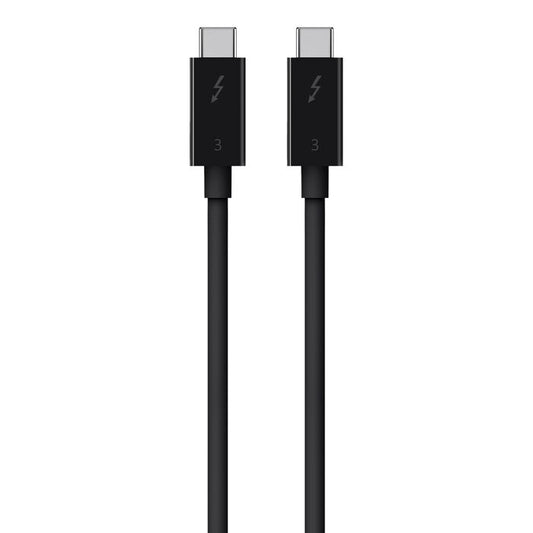 Belkin Thunderbolt 3 кабел USB-C към USB-C 100W 40Gbps 5K/Ultra HD 0.8m - Черен