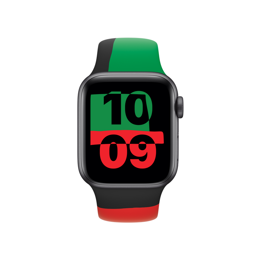 Каишка от Apple - 40 мм Black Unity Sport Band - M/L - iSTYLE BG