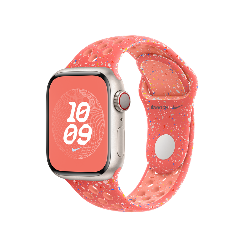 Каишка от Apple - 41 мм Magic Ember Nike Sport Band - M/L - iSTYLE BG