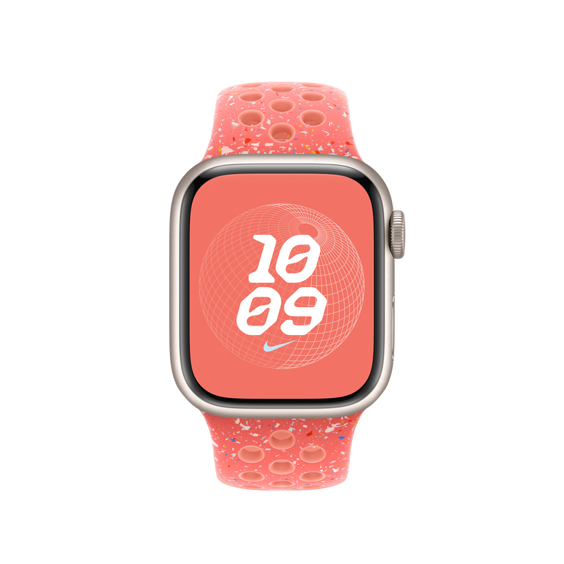 Каишка от Apple - 41 мм Magic Ember Nike Sport Band - M/L - iSTYLE BG