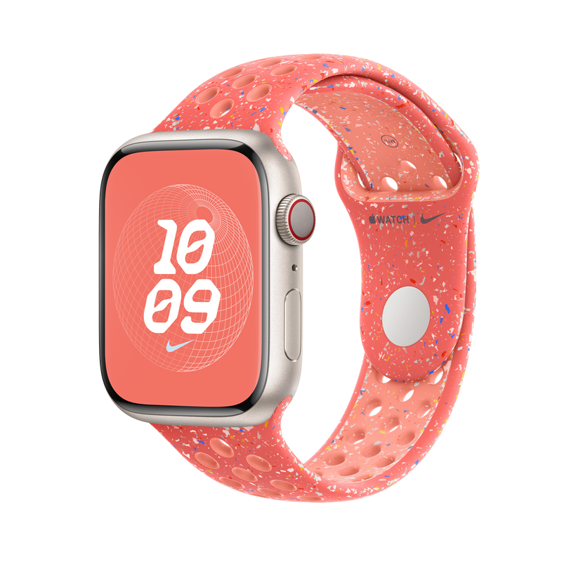 Каишка от Apple - 45 мм Magic Ember Nike Sport Band - M/L - iSTYLE BG