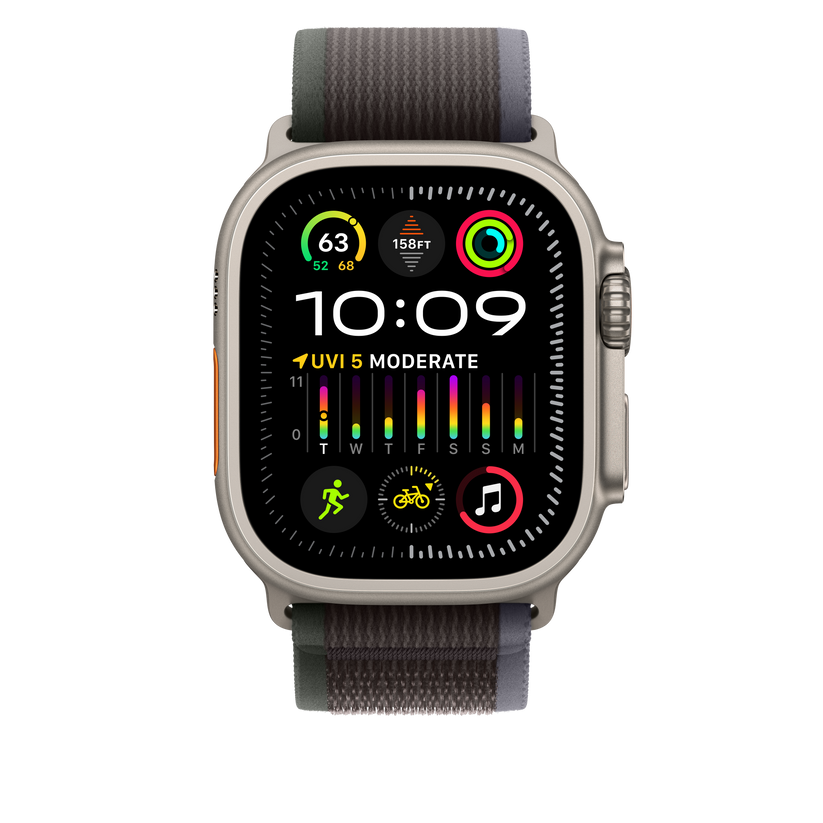 Каишка от Apple - 49 мм Blue/Black Trail Loop - S/M - iSTYLE BG