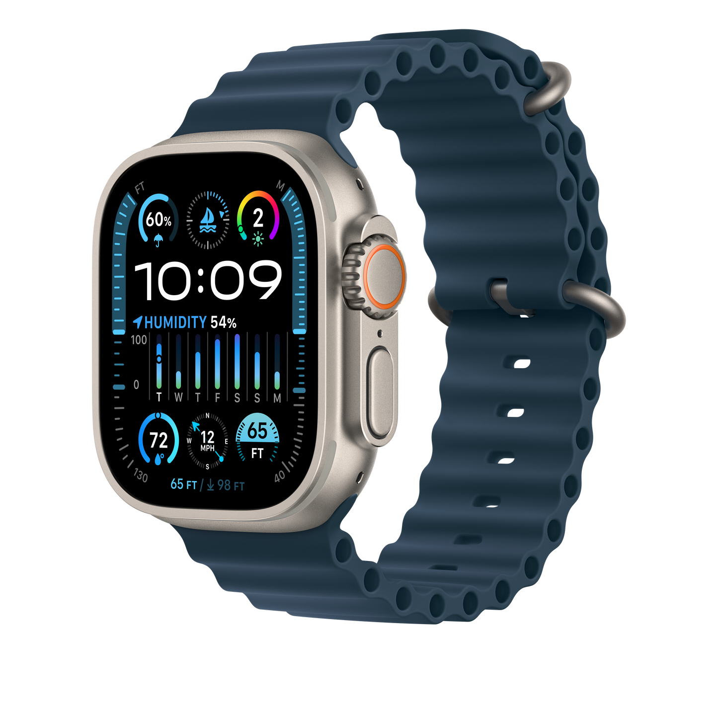 49mm Blue Ocean Band Extension - iSTYLE BG