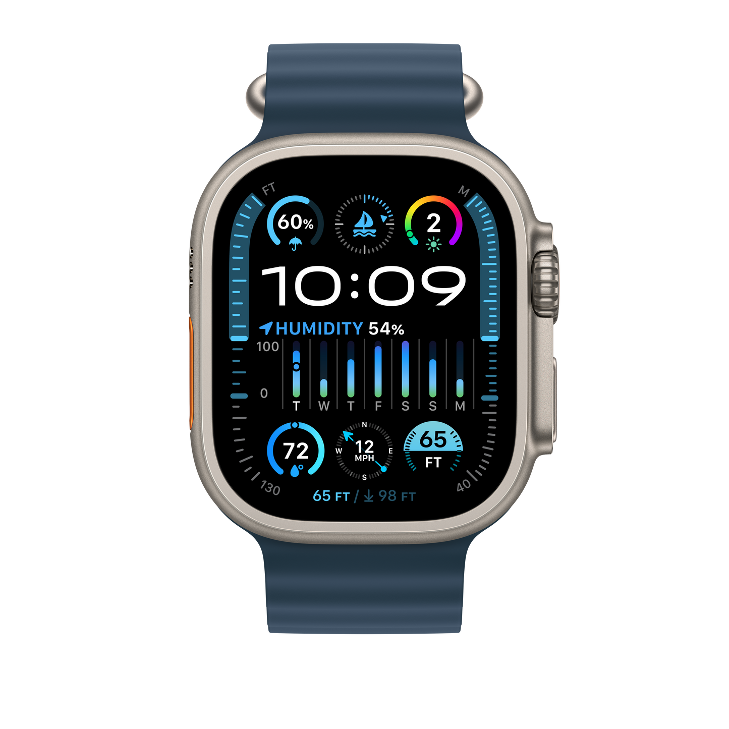 49mm Blue Ocean Band Extension - iSTYLE BG