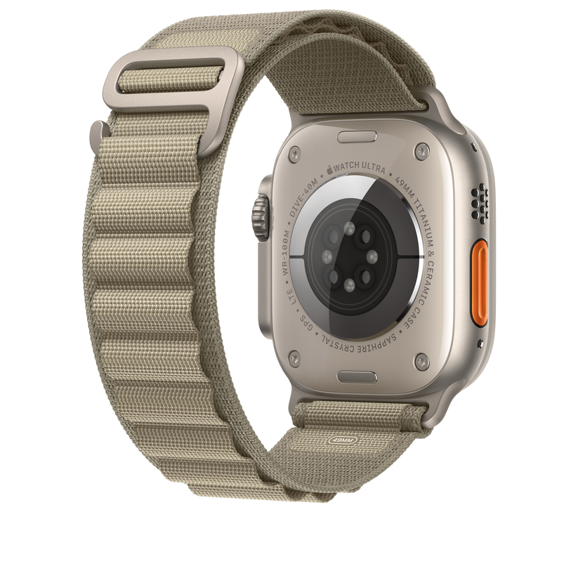 Каишка от Apple - 49 мм Olive Alpine Loop - Medium - iSTYLE BG