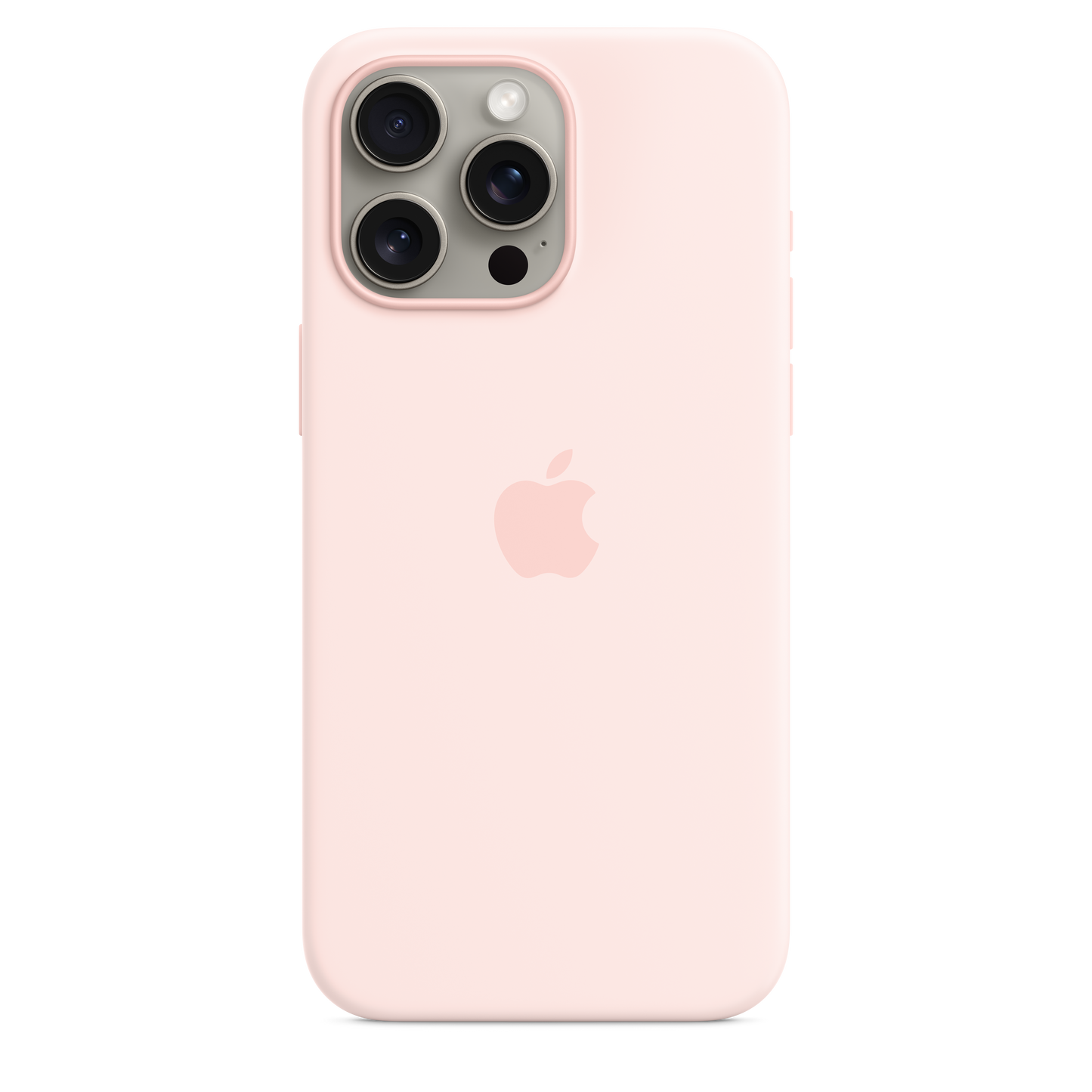 iPhone 15 Pro Max Silicone Case with MagSafe - Light Pink - iSTYLE BG