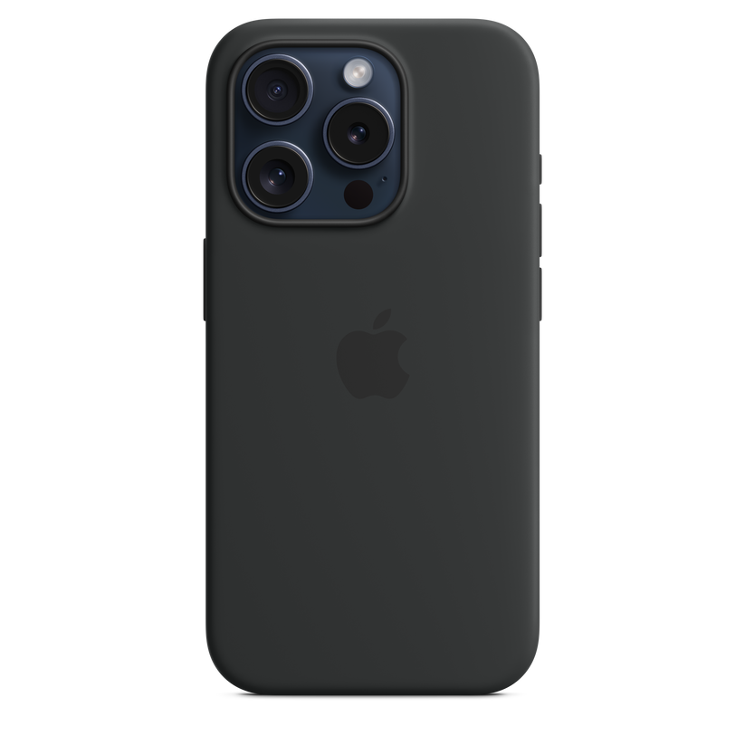 iPhone 15 Pro Silicone Case with MagSafe - Black - iSTYLE BG