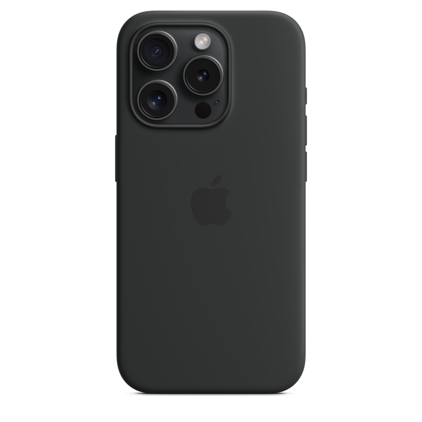 iPhone 15 Pro Silicone Case with MagSafe - Black - iSTYLE BG