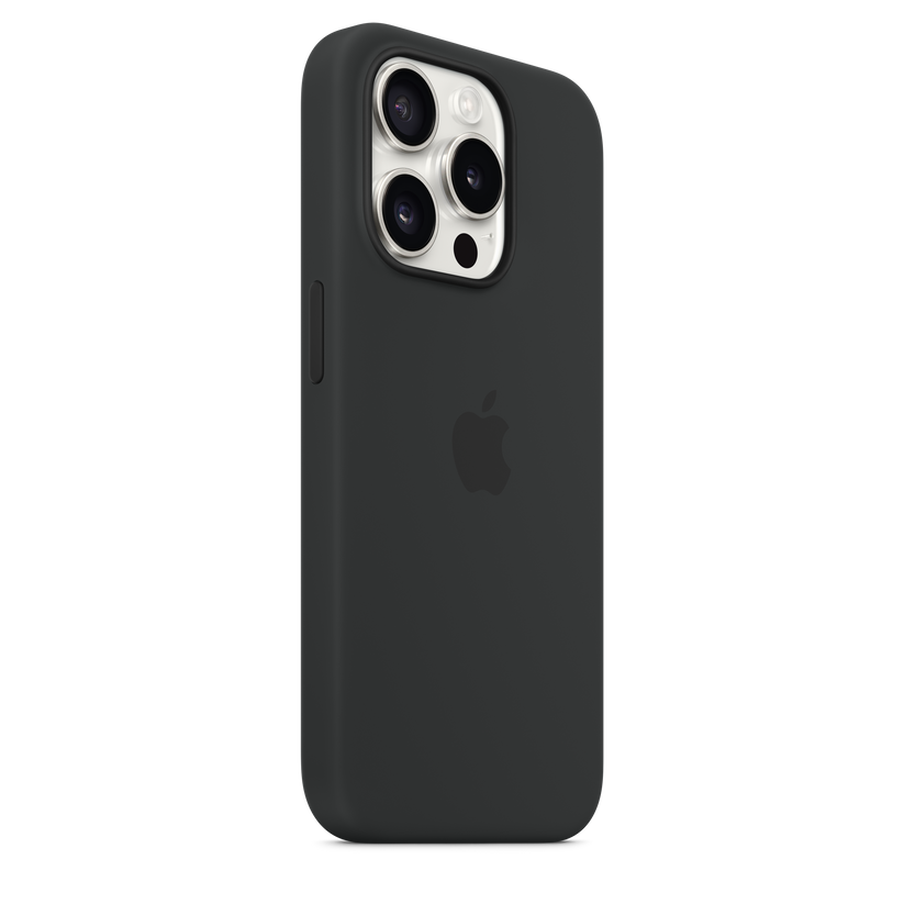 iPhone 15 Pro Silicone Case with MagSafe - Black - iSTYLE BG