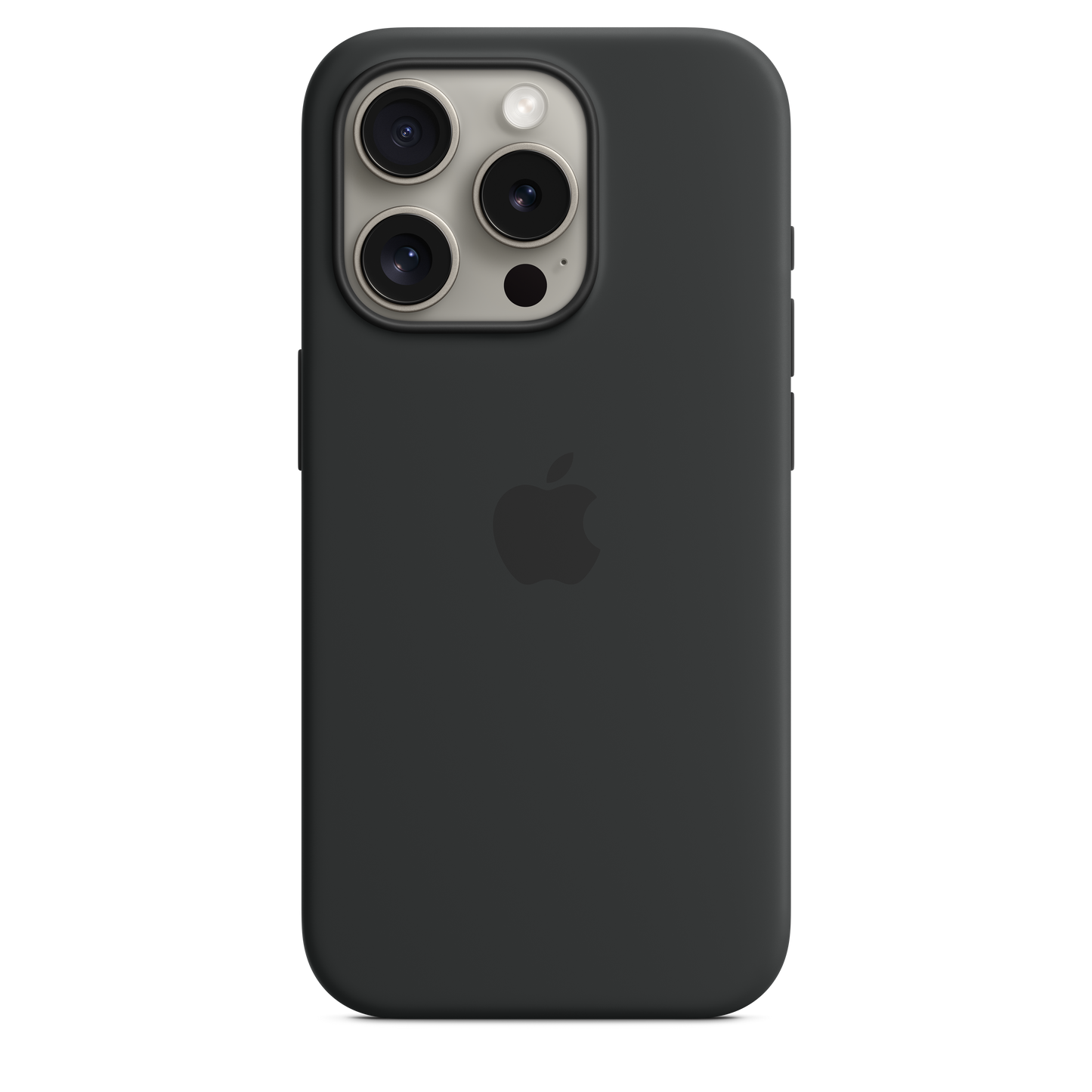 iPhone 15 Pro Silicone Case with MagSafe - Black - iSTYLE BG
