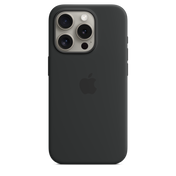 iPhone 15 Pro Silicone Case with MagSafe - Black - iSTYLE BG