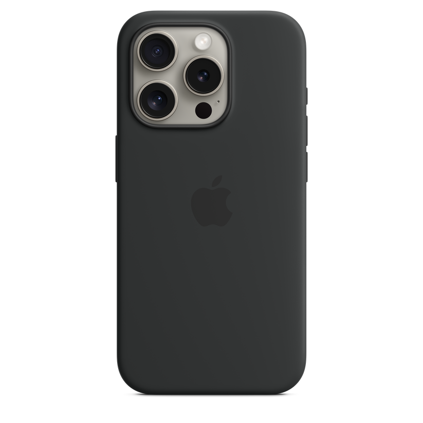 iPhone 15 Pro Silicone Case with MagSafe - Black - iSTYLE BG
