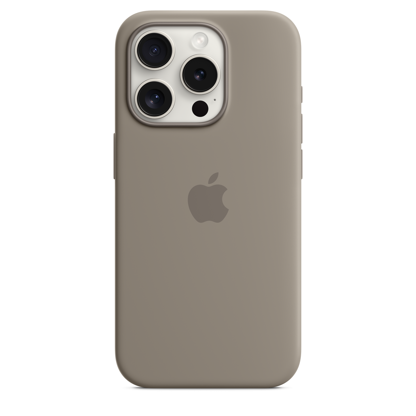 iPhone 15 Pro Silicone Case with MagSafe - Clay - iSTYLE BG