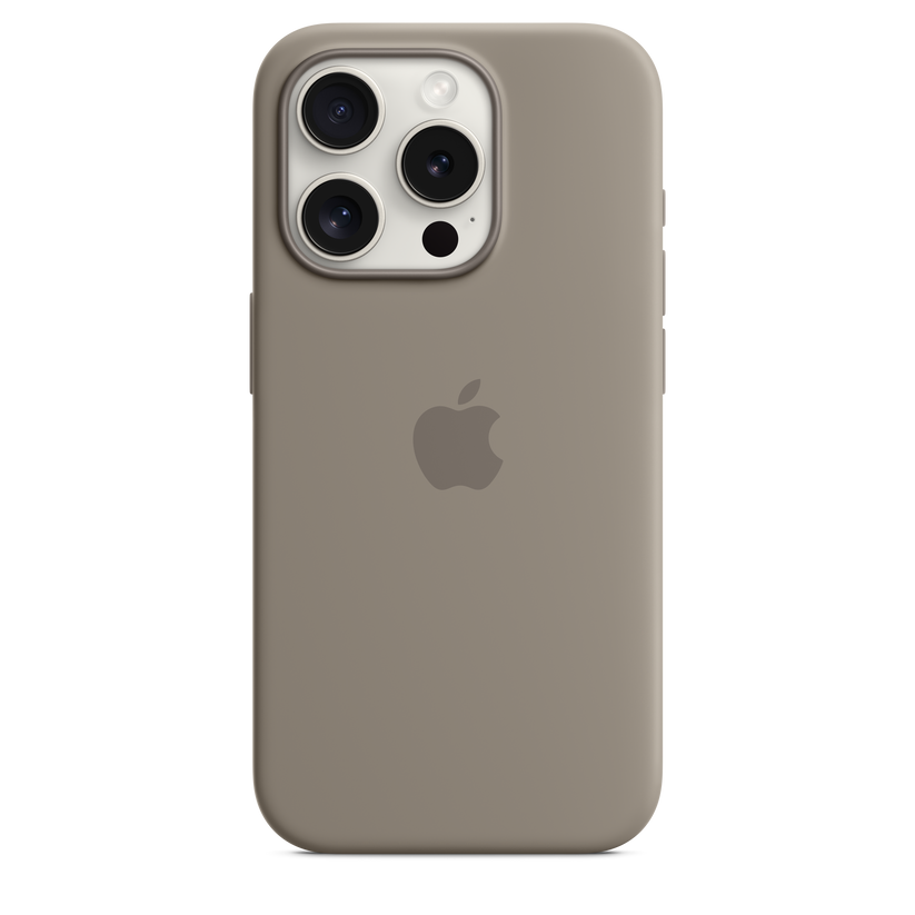 iPhone 15 Pro Silicone Case with MagSafe - Clay - iSTYLE BG