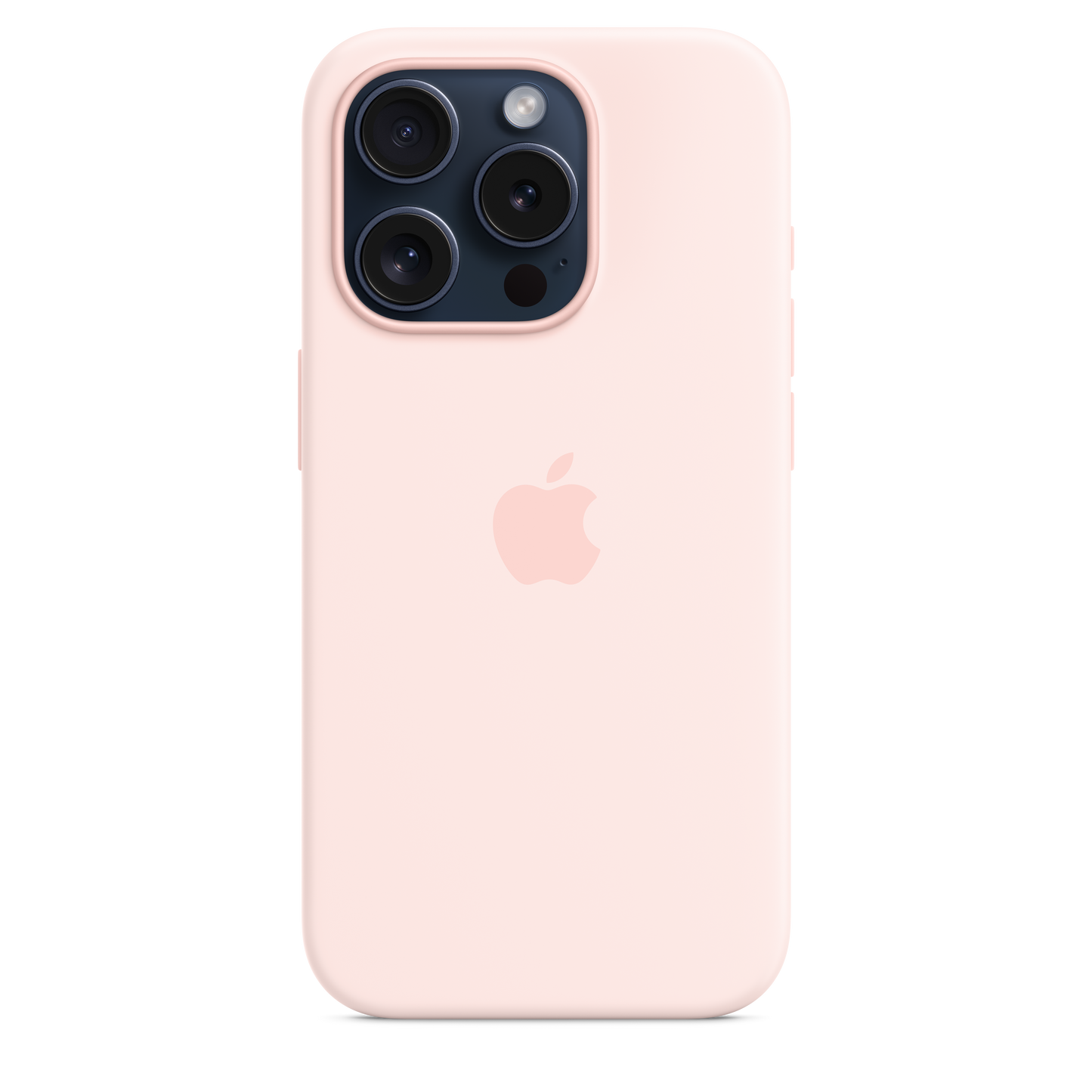 iPhone 15 Pro Silicone Case with MagSafe - Light Pink - iSTYLE BG